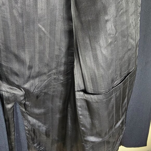 Allyn Saint George Italian Cashmere Blend Overcoat 42S Navy Quiet Luxury Formal - Picture 11 of 14